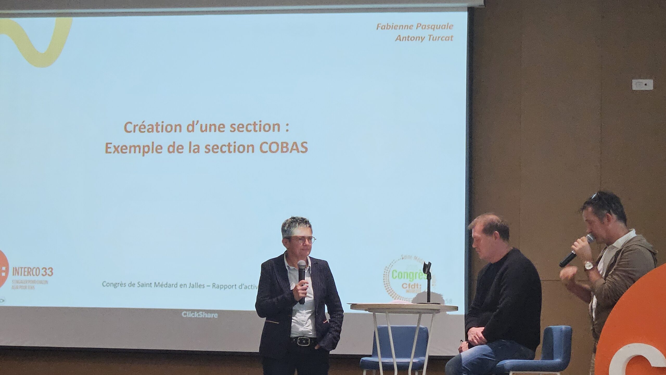 La COBAS vient présenter la création de leur nouvelle section