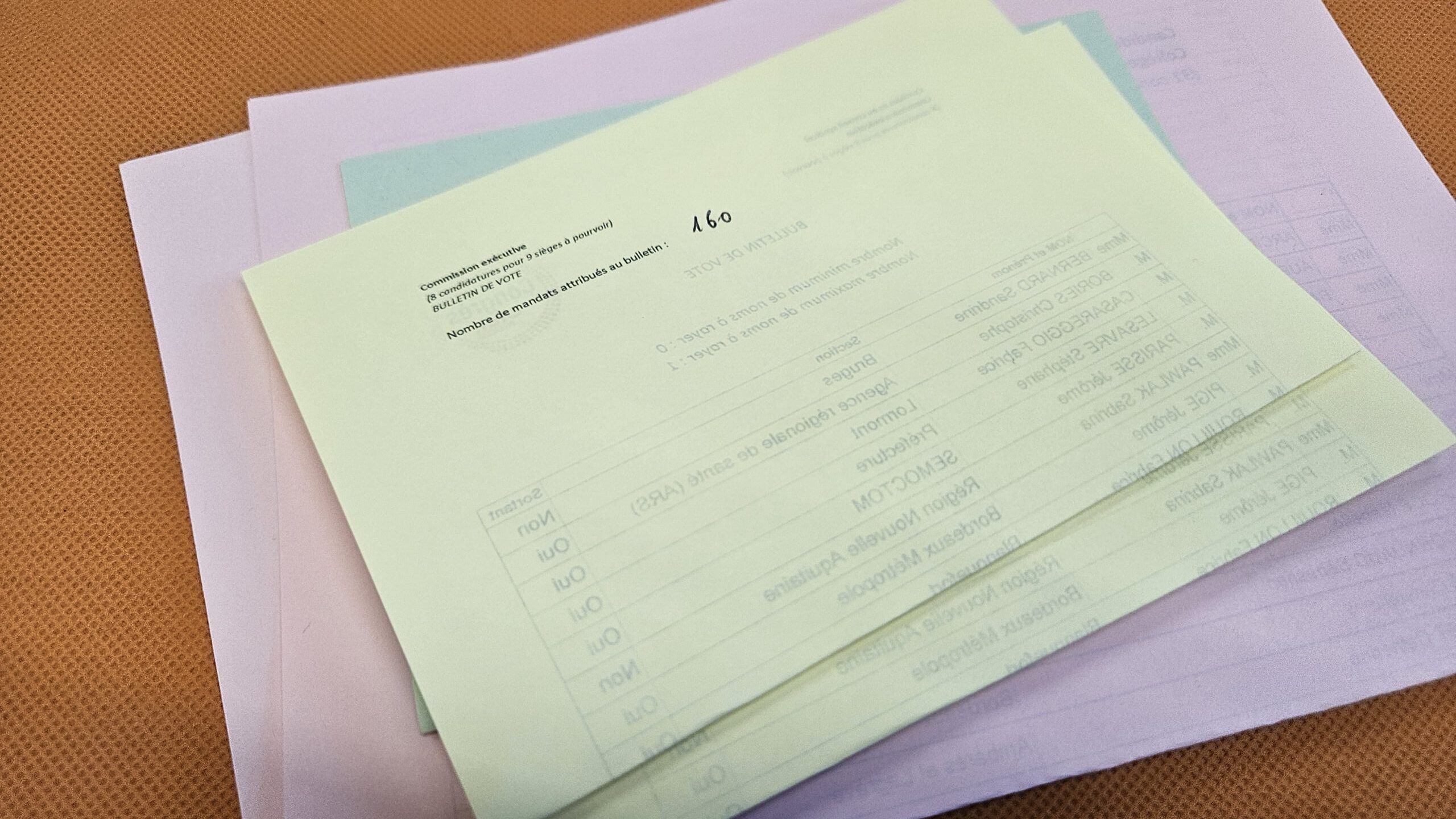 Les bulletins de vote sont prêts !