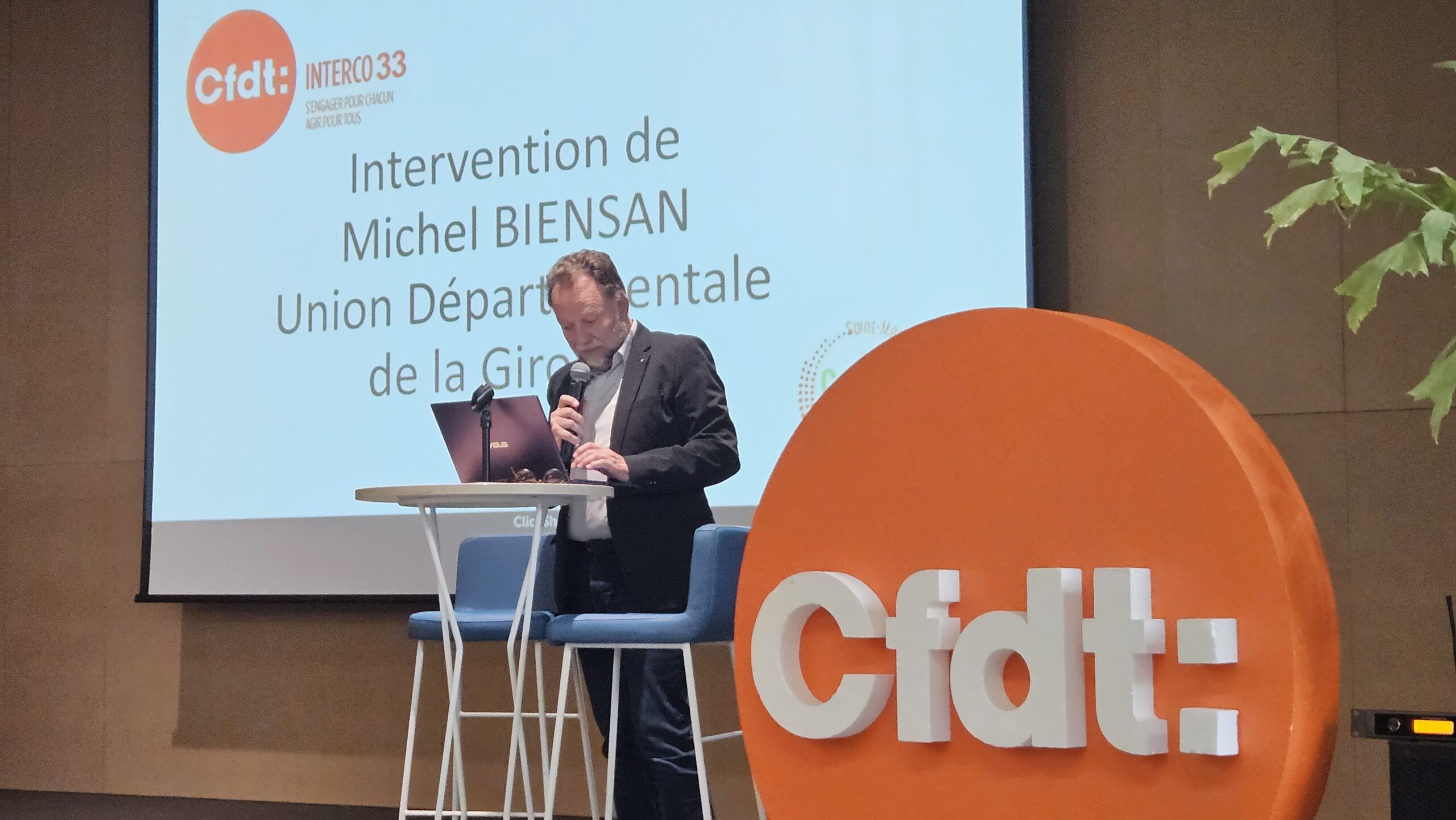 Intervention de Michel Biensan, Secrétaire de l'Union Départementale de la Gironde