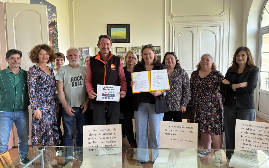 Signature d&rsquo;un accord collectif QVCT à Blanquefort