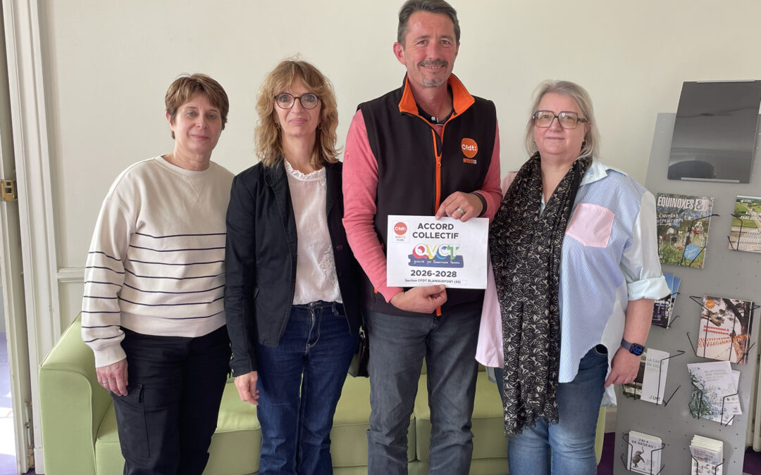 Signature d&rsquo;un accord collectif QVCT à Blanquefort